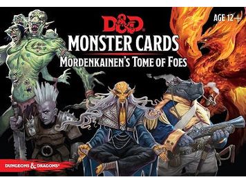 Role Playing Games Wizards of the Coast - Dungeons and Dragons - Monster Cards - Mordenkainen's Tome of Foes - Cardboard Memories Inc.