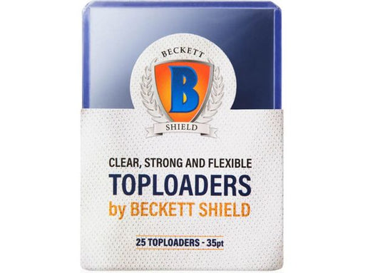 Supplies Arcane Tinmen - Beckett Shield Top Loaders - 35pt - Package of 25 - Cardboard Memories Inc.