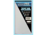 Supplies Ultra Pro - Top Loaders - 3-1/2" x 7-1/4" (88.9 mm x 184.15 mm) - Ticket Sized - Cardboard Memories Inc.