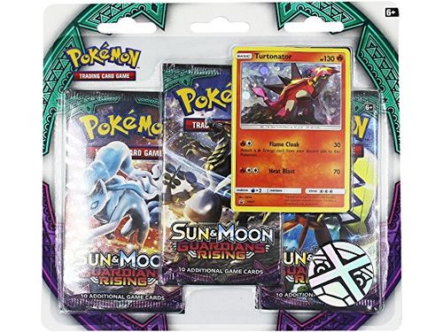 Trading Card Games Pokemon - Sun and Moon - Guardians Rising - 3 Pack Blister - Turtonator - Cardboard Memories Inc.