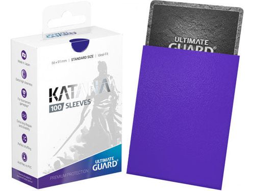 Supplies Ultimate Guard - Katana Sleeves - Standard - Blue - Cardboard Memories Inc.