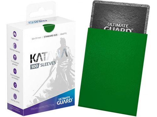 Supplies Ultimate Guard - Katana Sleeves - Standard - Green - Cardboard Memories Inc.