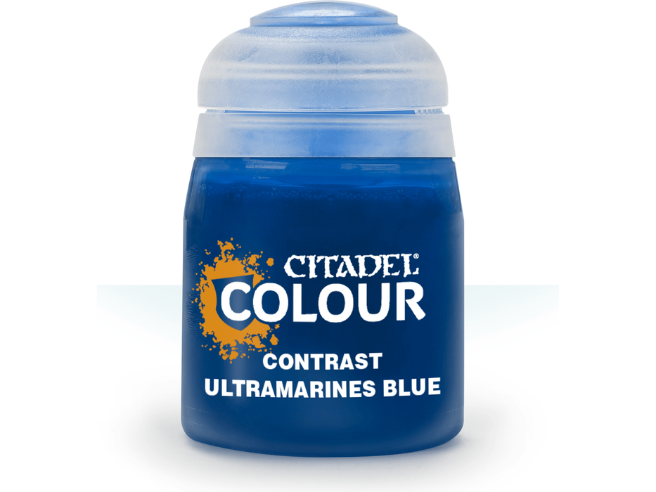 Paints and Paint Accessories Citadel Contrast Paint - Ultramarines Blue - 29-18 - Cardboard Memories Inc.