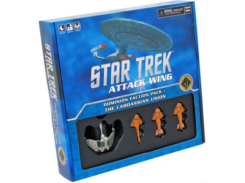 Collectible Miniature Games Wizkids - Star Trek Attack Wing - Dominion Faction Pack- The Cardassian Union - Cardboard Memories Inc.