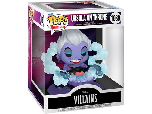 Action Figures and Toys POP! - Disney - Villains - Ursula on Throne - Deluxe - Cardboard Memories Inc.