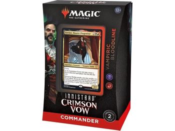 Trading Card Games Magic the Gathering - Innistrad Crimson Vow - Commander Deck - Vampiric Bloodline - Cardboard Memories Inc.