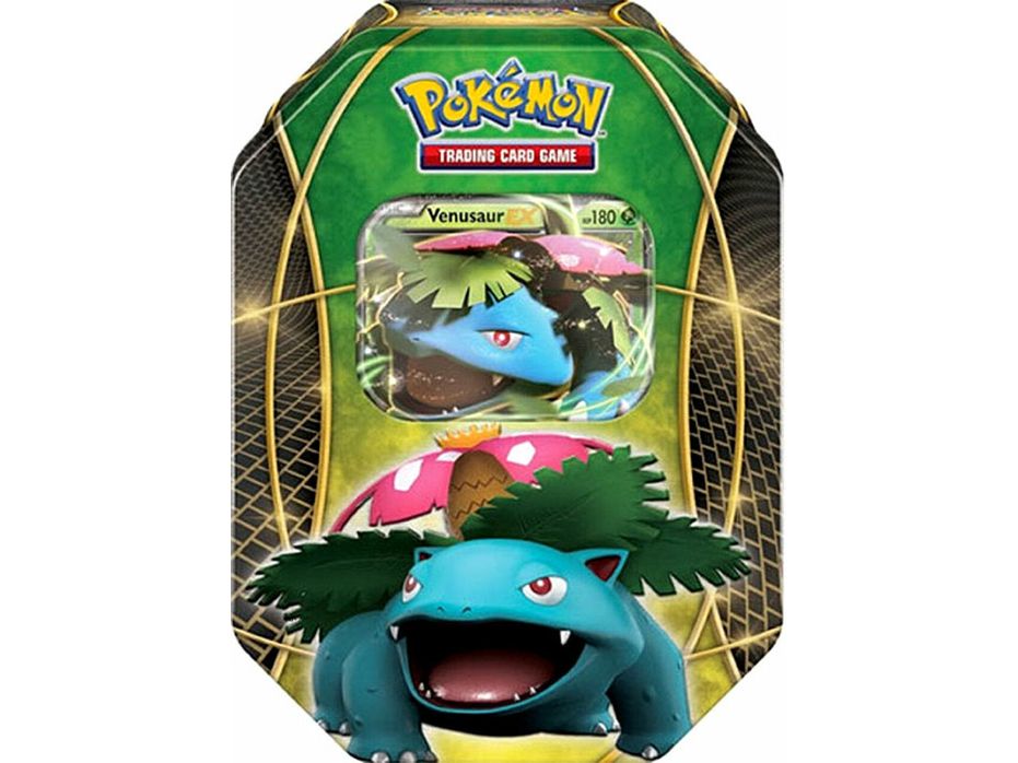 Trading Card Games Pokemon - 2014 Power Trio Collector Tin - Venusaur EX - Cardboard Memories Inc.