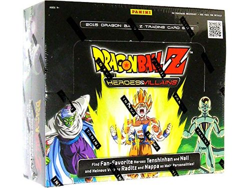 Trading Card Games Panini - 2015 - Dragon Ball Z - Heroes and Villains - Booster Box - Cardboard Memories Inc.