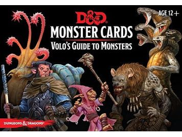 Role Playing Games Wizards of the Coast - Dungeons and Dragons - Monster Cards - Vole's Guide to Monsters - Cardboard Memories Inc.