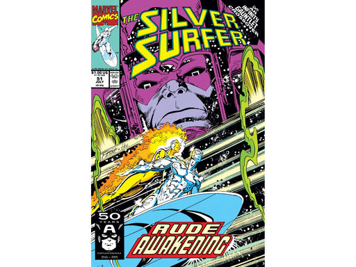 Comic Books Marvel Comics - Silver Surfer (1987 2nd Series) 051 (Cond. FN/VF) - 12987 - Cardboard Memories Inc.