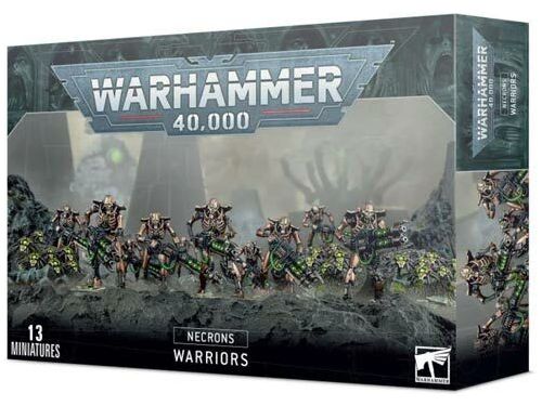 Collectible Miniature Games Games Workshop - Warhammer 40K - Necrons - Warriors - 49-06 - Cardboard Memories Inc.