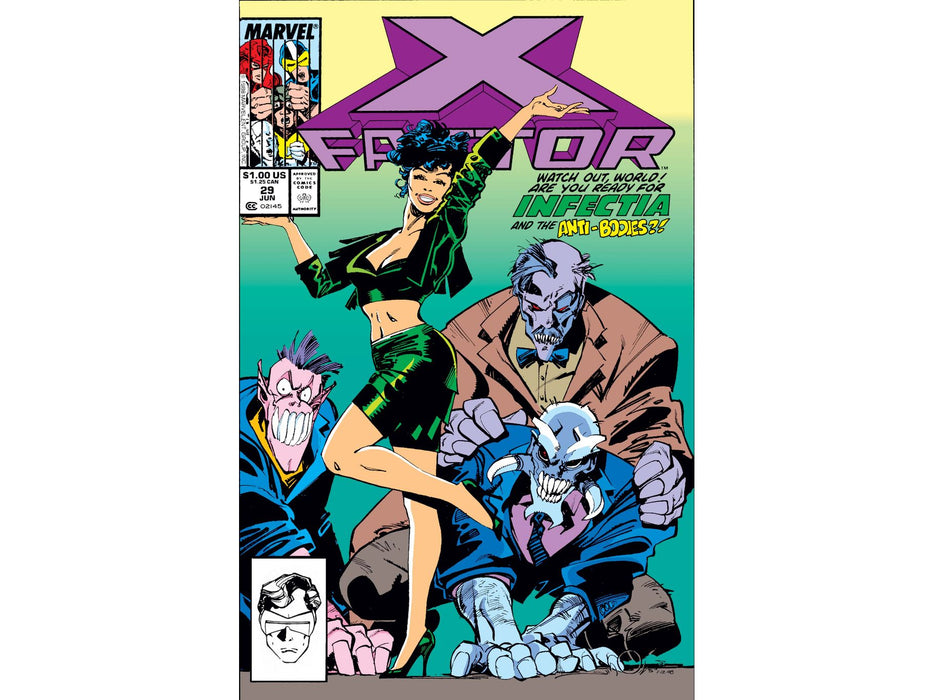 Comic Books Marvel Comics - X-Factor (1986 1st Series) 029 (Cond. FN+) - 12965 - Cardboard Memories Inc.