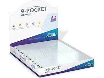 Supplies Ultimate Guard - 9 Pocket Binder Pages - Box of 100 - Cardboard Memories Inc.