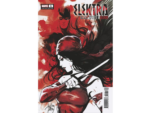 Comic Books Marvel Comics - Elektra Black White and Blood 001 - Andolfo Variant Edition (Cond. VF-) - 11150 - Cardboard Memories Inc.