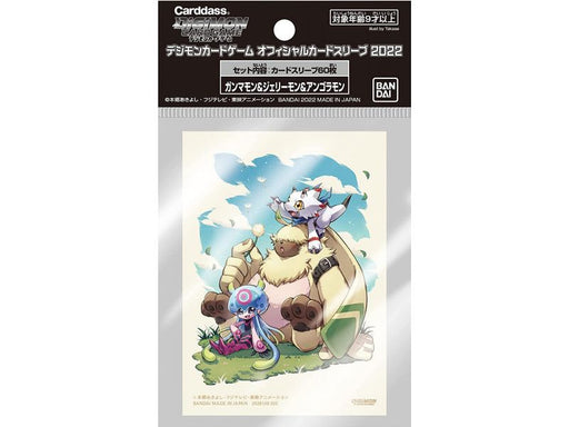 collectible card game Bandai - Digimon - Jellymon And Angoramon - Card Sleeves - Standard 60ct - Cardboard Memories Inc.