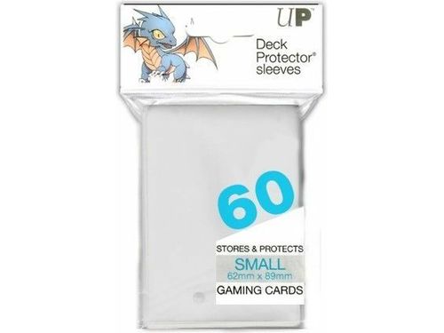 Supplies Ultra Pro - Deck Protectors - Small Yu-Gi-Oh! Size - 60 Count - Clear - Cardboard Memories Inc.