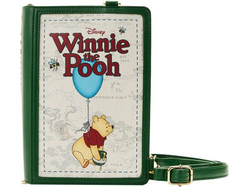 Supplies Loungefly - Winnie the Pooh - Classic Book Cover Convertible - Crossbody Bag - Cardboard Memories Inc.