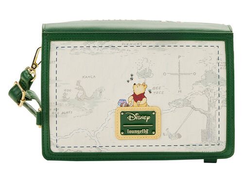 Supplies Loungefly - Winnie the Pooh - Classic Book Cover Convertible - Crossbody Bag - Cardboard Memories Inc.