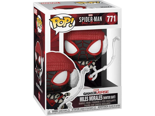 Action Figures and Toys POP! -  Movies - Marvel Spider-Man Miles Morales - Miles Morales Winter Suit - Gamerverse - Cardboard Memories Inc.