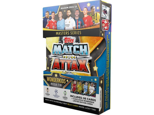 Sports Cards Topps - 2022/23 - Soccer - UEFA Champions League Match Attax - Mega Tin - Wonderkids - Cardboard Memories Inc.