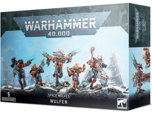 Collectible Miniature Games Games Workshop - Warhammer 40K - Space Wolves - Wulfen - 53-16 - Cardboard Memories Inc.
