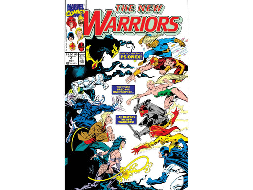 Comic Books Marvel Comics - New Warriors (1990 1st Series) 004 (Cond. FN) - 13294 - Cardboard Memories Inc.