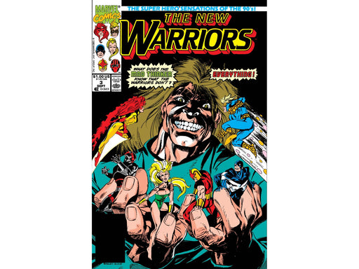 Comic Books Marvel Comics - New Warriors (1990 1st Series) 003 (Cond. FN) - 13432 - Cardboard Memories Inc.