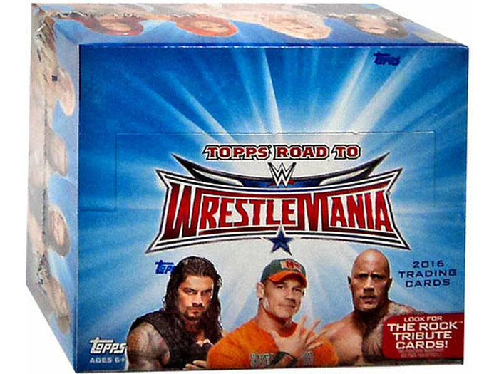 Sports Cards Topps 2016 - WWE Wrestling - Road to Wrestlemania - Hobby Box - Cardboard Memories Inc.