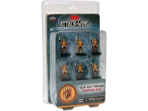 Collectible Miniature Games Wizkids - Dungeons and Dragons Attack Wing - Sun Elf Troop Expansion Pack - 71592 - Cardboard Memories Inc.