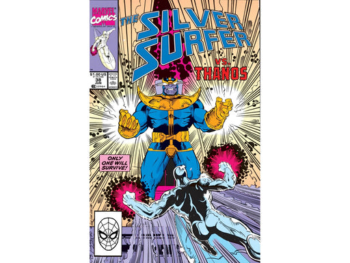 Comic Books Marvel Comics - Silver Surfer (1987 2nd Series) 038 (Cond. FN) - 12990 - Cardboard Memories Inc.
