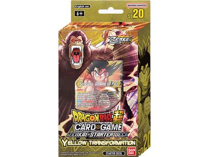 Trading Card Games Bandai - Dragon Ball Super - Zenkai Series 1 - Yellow Transformation - Starter Deck - Cardboard Memories Inc.