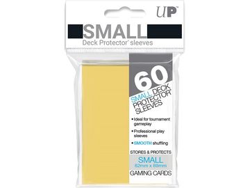 Supplies Ultra Pro - Deck Protectors - Small Yu-Gi-Oh! Size - 60 Count - Solid Yellow - Cardboard Memories Inc.