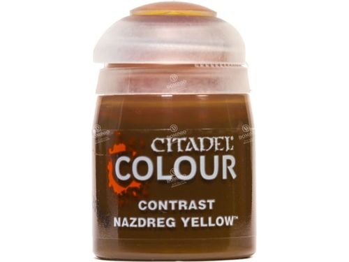 Paints and Paint Accessories Citadel Contrast Paint - Nazdreg Yellow - 29-21 - Cardboard Memories Inc.