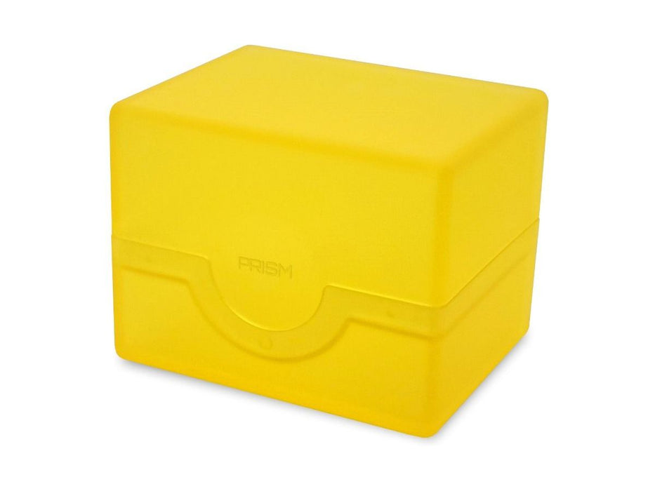 Supplies BCW - Spectrum Prism - Deck Case - Xanthic Yellow - Cardboard Memories Inc.