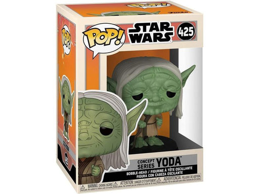 Action Figures and Toys POP! -  Movies - Star Wars - Concept Series - Yoda - Cardboard Memories Inc.