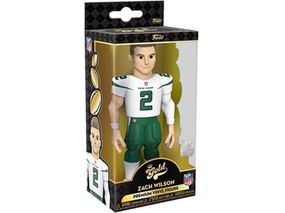 Action Figures and Toys Funko - Gold - Sports - NFL - New York Jets - Zach Wilson - Premium Figure - Cardboard Memories Inc.