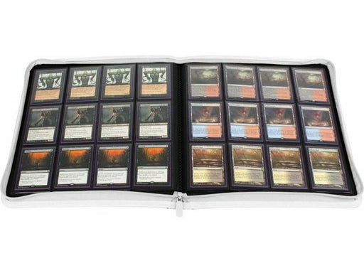 Supplies BCW - Z-Folio 12 Pocket LX Album - White - Cardboard Memories Inc.