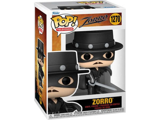 Action Figures and Toys POP! - Television -  Zorro - Anniversary Zorro - Cardboard Memories Inc.